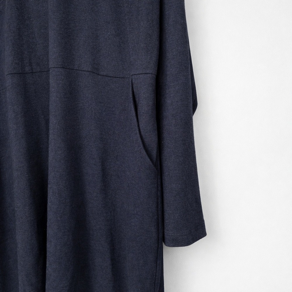 Cabi Round Up Dress Navy XL Western Collar Long Sleeve Tunic Style - Picture 4 of 6